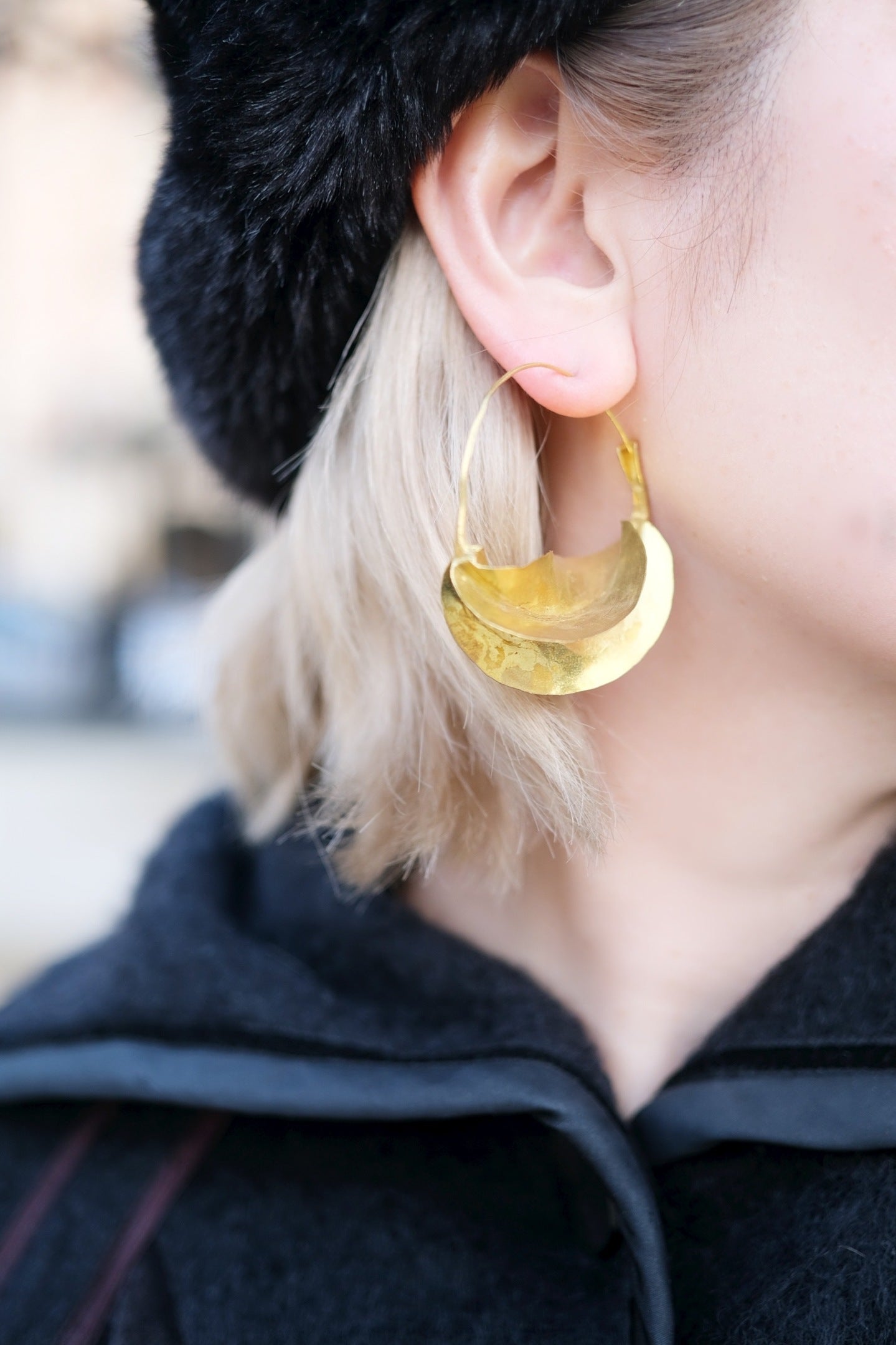 ゴールドピアス(フラニピアス)